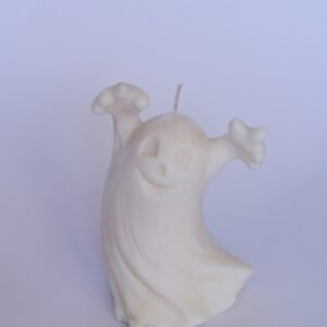 Hand-Poured Ghost Candle - Spooky Halloween Decor, Fall Candle