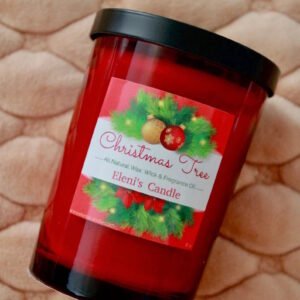 Christmas Tree Scented Candle | 8oz Natural Soy Wax