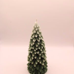 Christmas Tree Candle - Large Christmas Tree- Snow Cap Tree - Holiday Candles