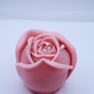 Rose Shaped Pillar Candle | Valentine’s Day Candle Gift | Love Candle | Romantic Home Decor | Wedding Centerpiece