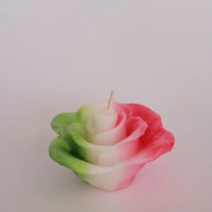 Tri-Colored Floral Floating Candles | Wedding Spa Decor, Pack of 8